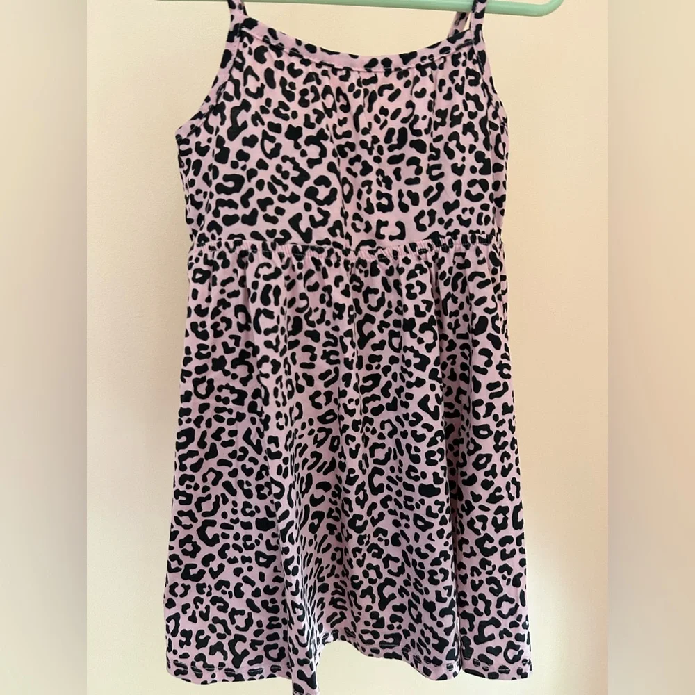 Pink Leopard Spaghetti Strap Dress | Girls Size 3T | The Children’s Place